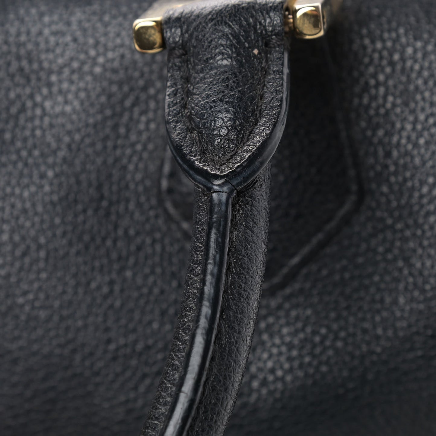 Grained Calfskin Boston Bag