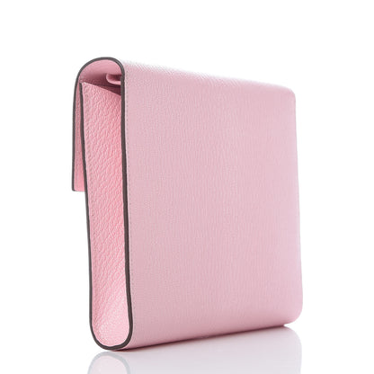 Hermes Chevre Mysore Clic 16 Wallet Rose Sakura 3 of 10