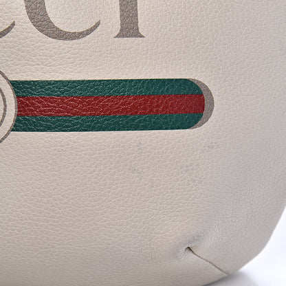 Gucci Grained Calfskin Logo Belt Bag White 13 of 14