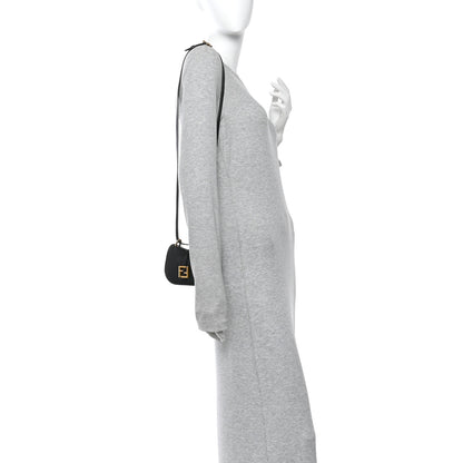 Fendi Vitello Brenta Cher Nano Fendi C'mon Black 2 of 13