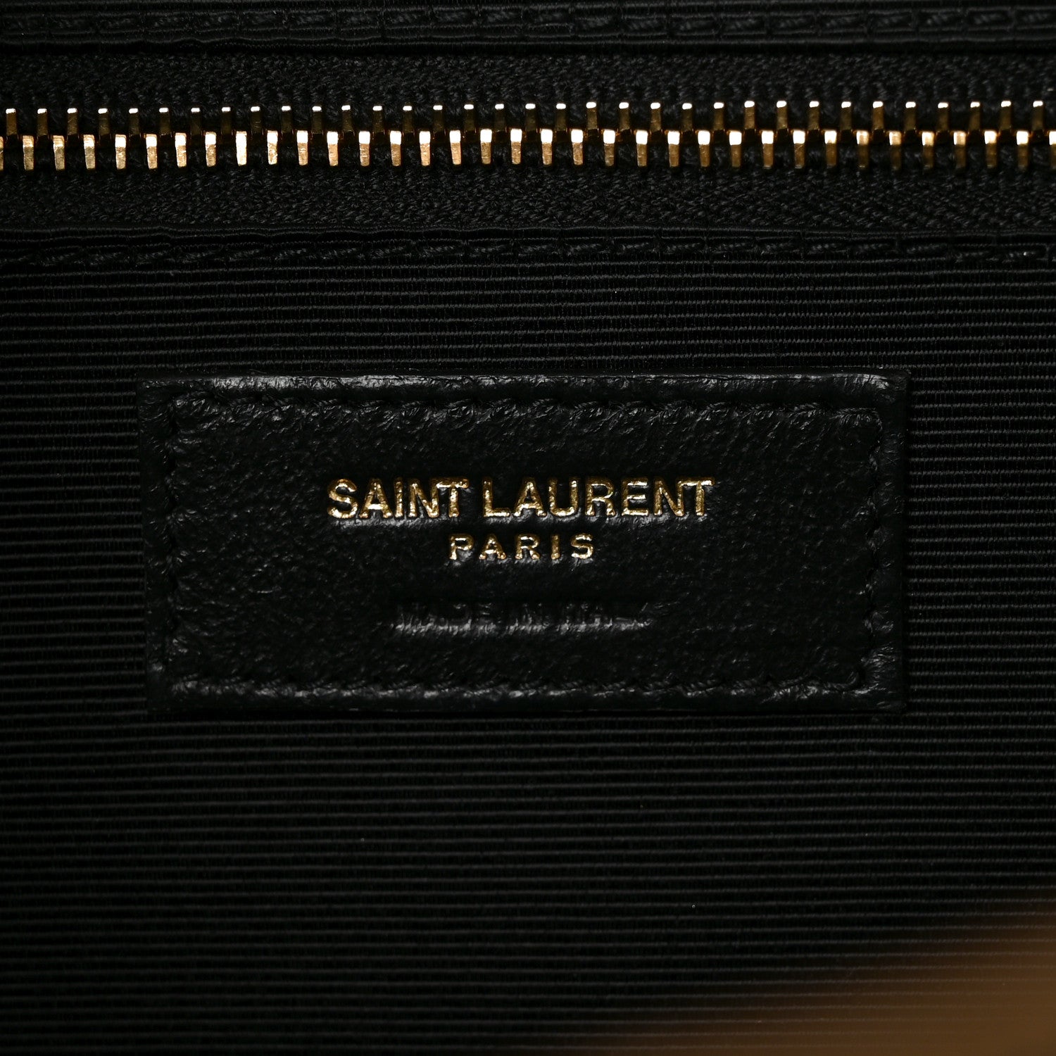 Saint Laurent Grain De Poudre Mixed Matelasse Large Triquilt Monogram Satchel Dark Latte 6 of 10