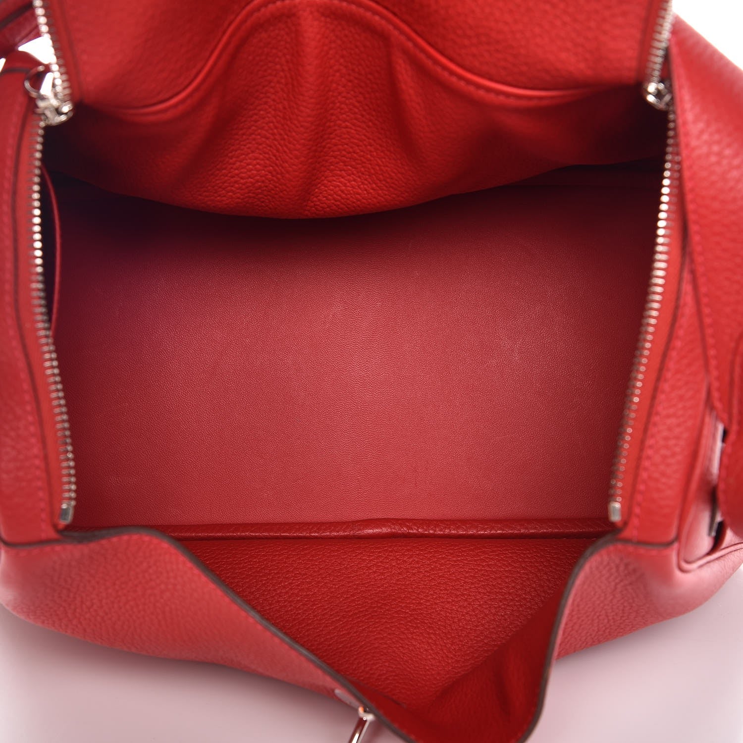 Hermes Taurillon Clemence Lindy 30 Rouge Casaque 5 of 14
