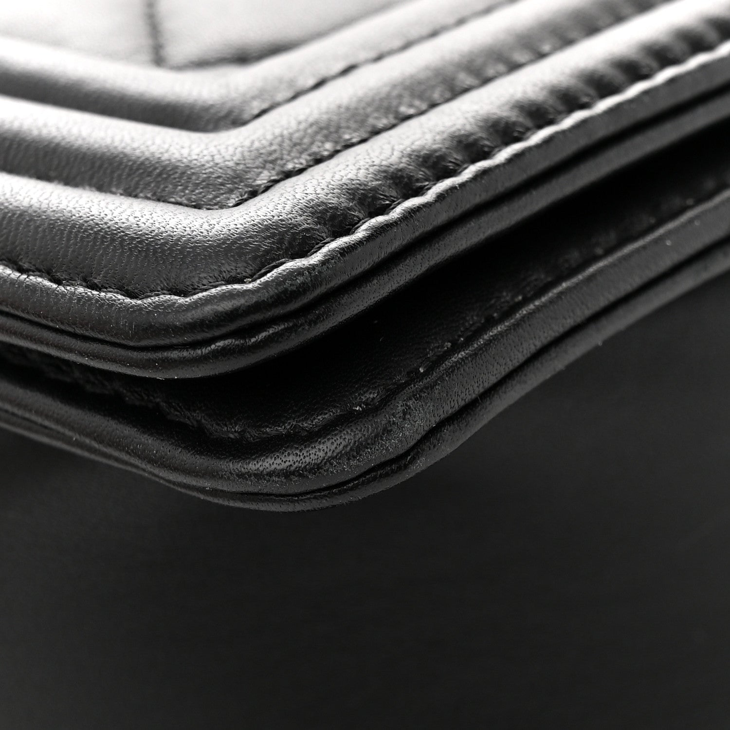 Chanel Lambskin Quilted Large Boy Flap Black 12 of 14