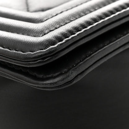 Chanel Lambskin Quilted Large Boy Flap Black 12 of 14