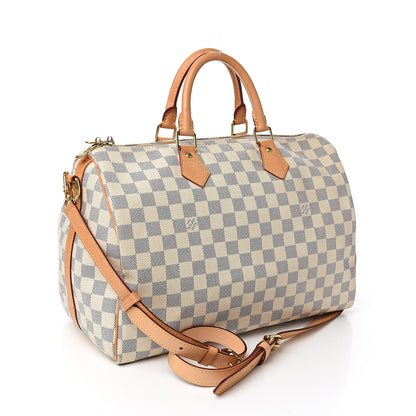 Louis Vuitton Damier Azur Speedy Bandouliere 35 2 of 13