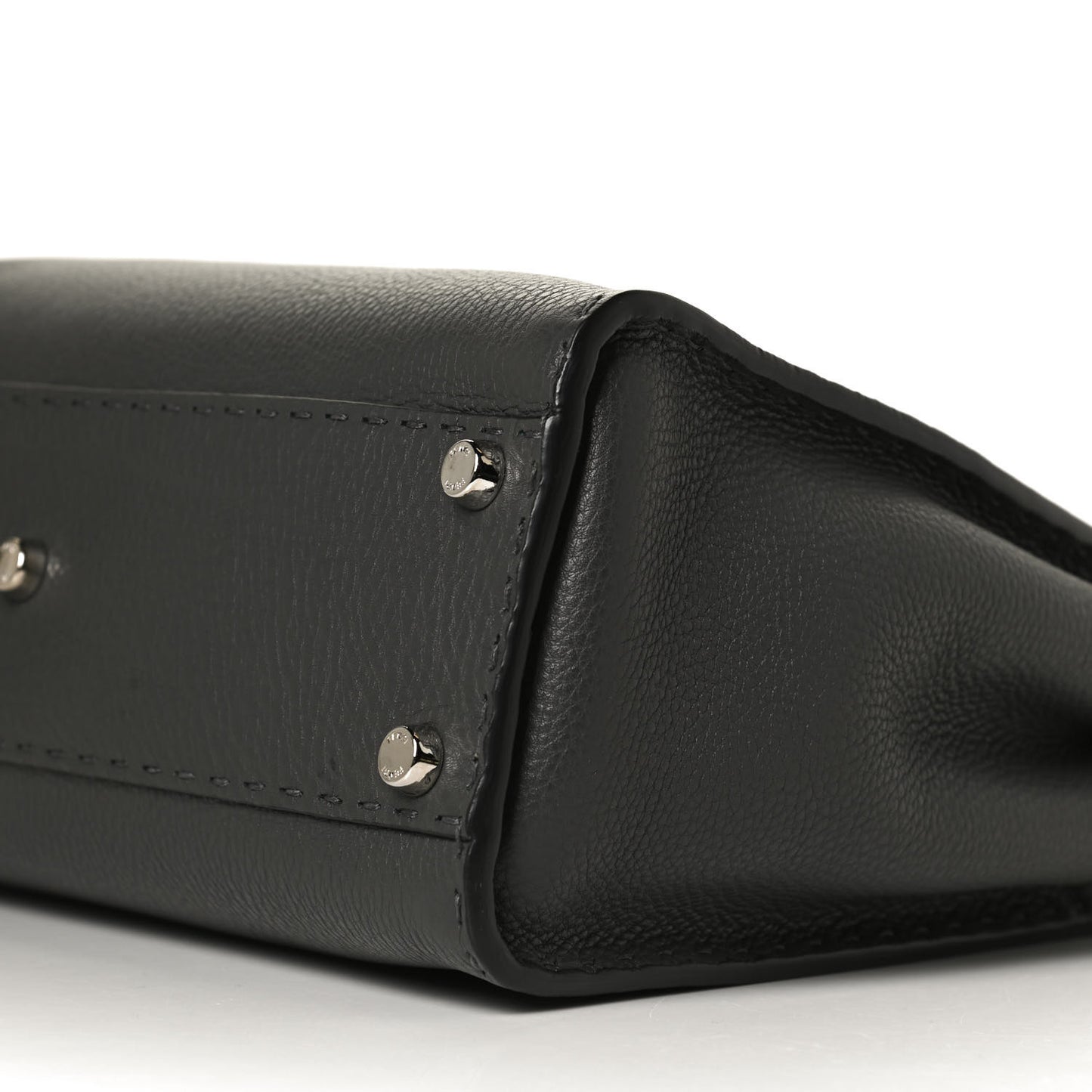 Cuoio Romano Selleria Bi-Color Medium Peekaboo Iconic Satchel Asfalto Latte