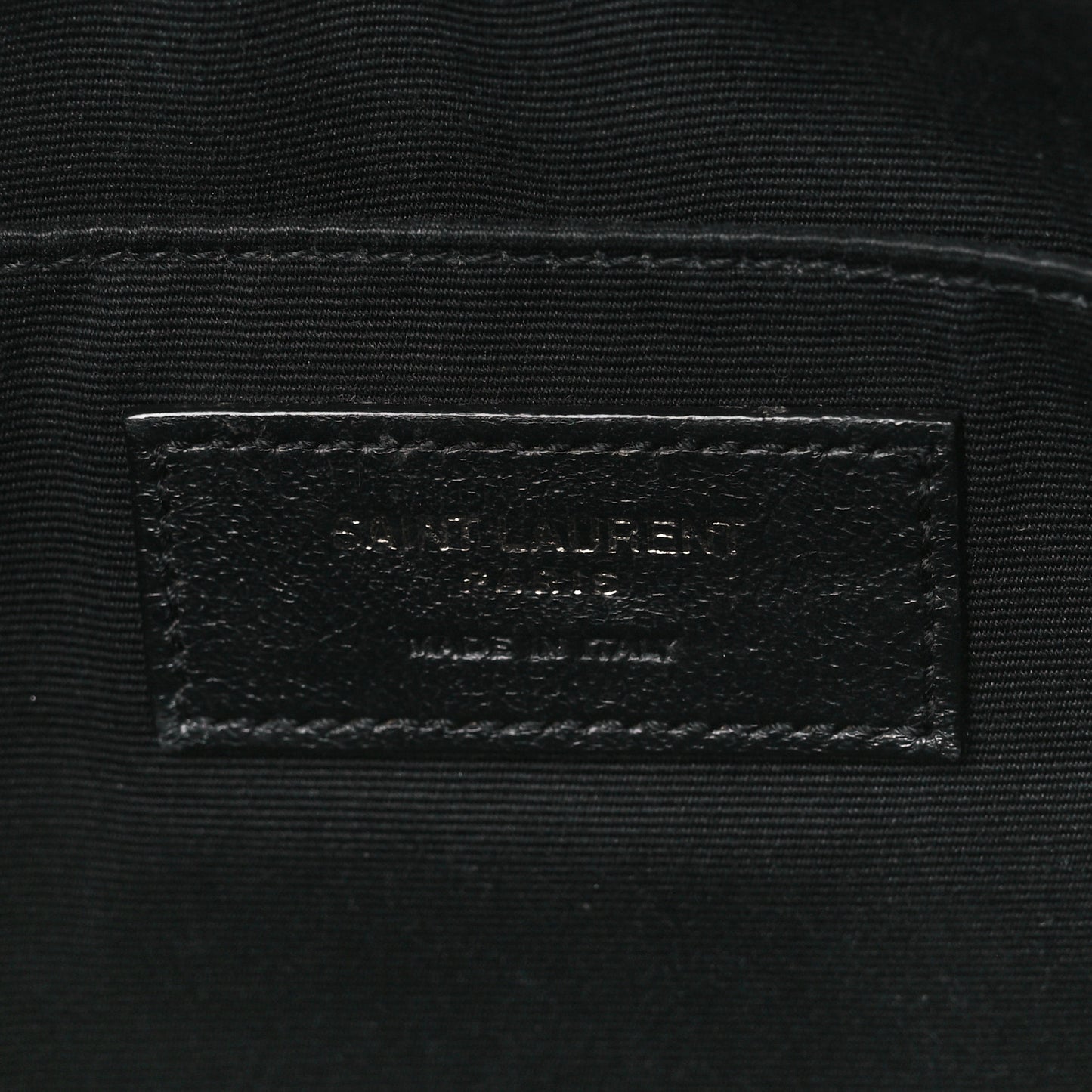 Lambskin Monogram Lou Camera Bag Black