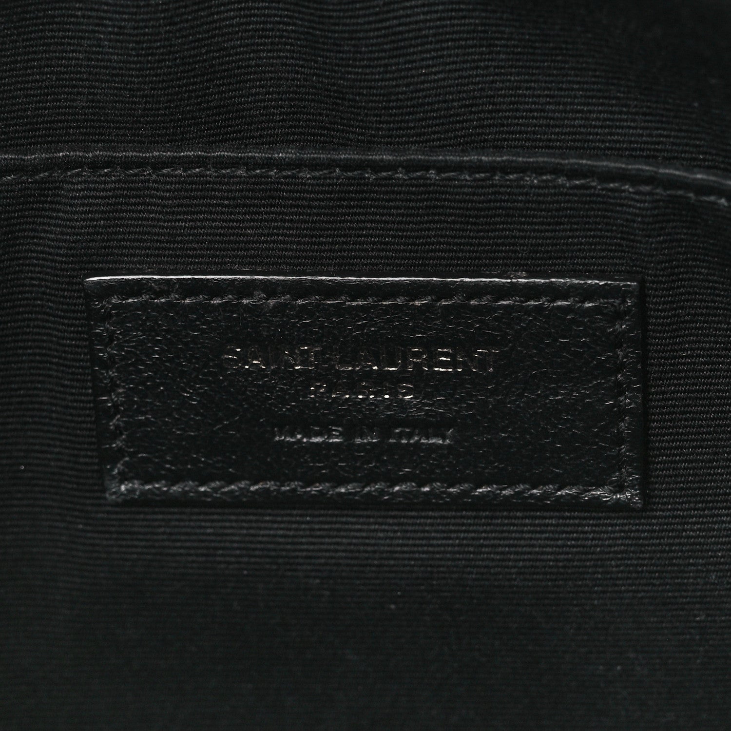 Saint Laurent Lambskin Monogram Lou Camera Bag Black 6 of 12