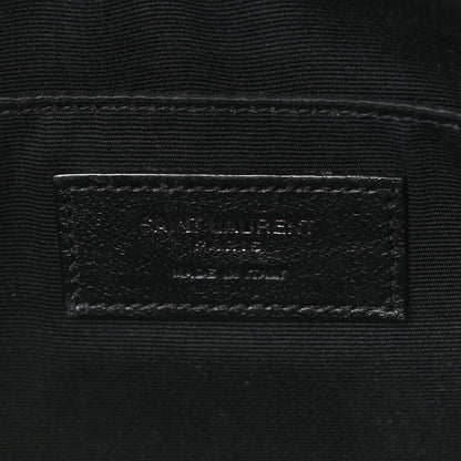 Saint Laurent Lambskin Monogram Lou Camera Bag Black 6 of 12
