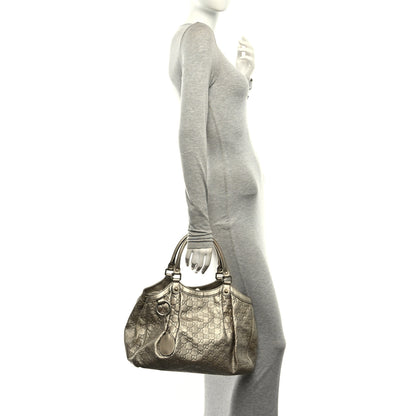 Gucci Guccissima Medium Sukey Tote Champagne 2 of 10