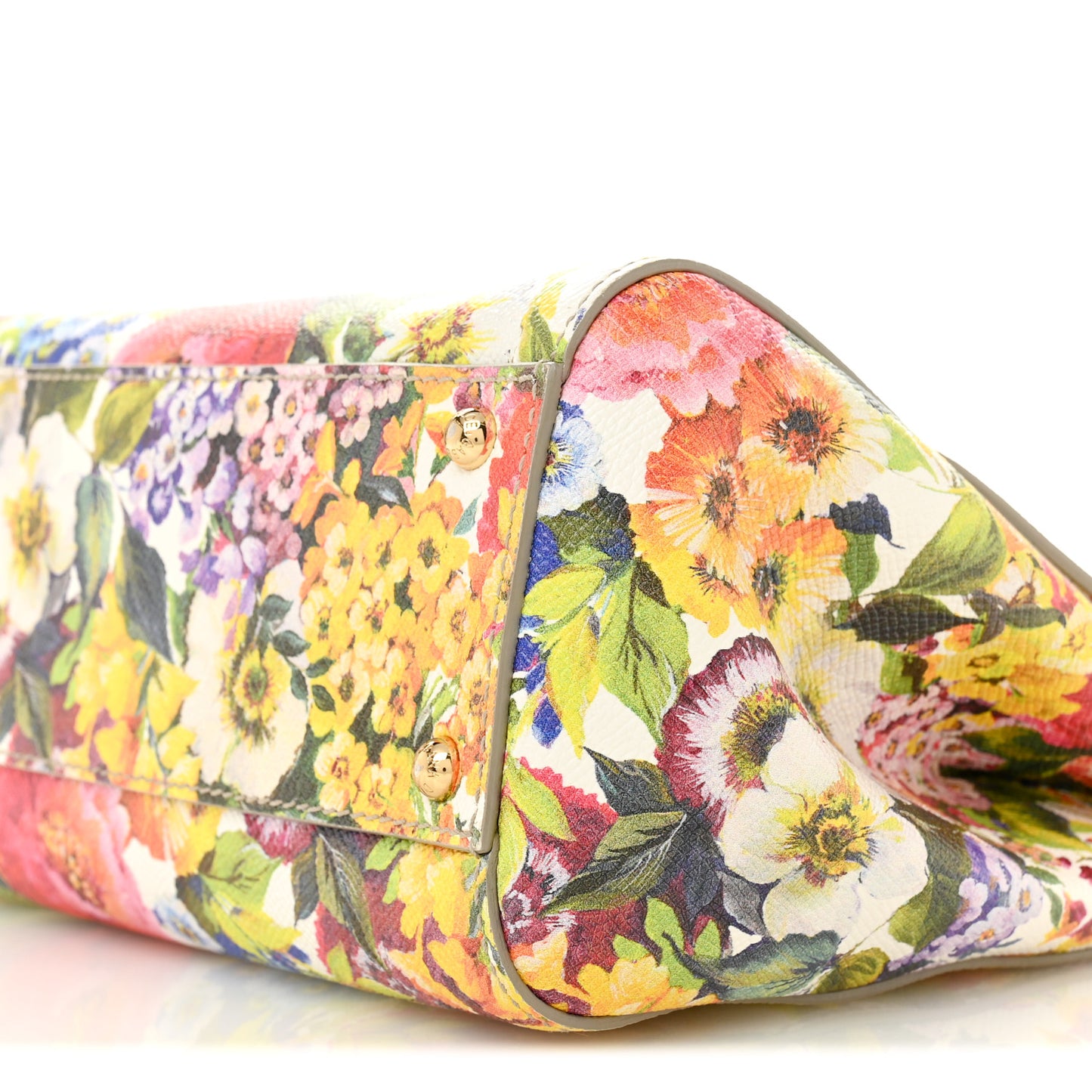 Dauphine Flower Print Medium Miss Sicily Satchel Multicolor