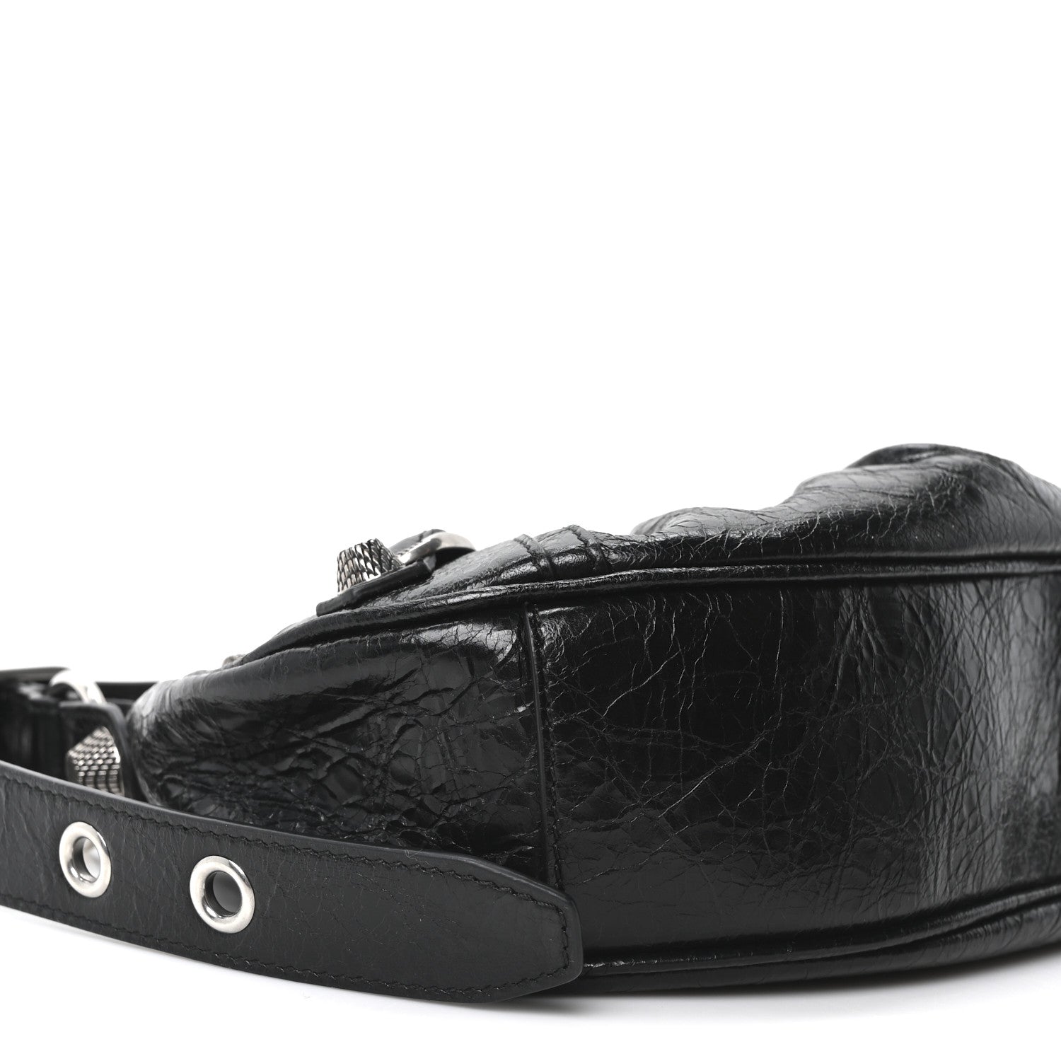 Balenciaga Agneau Arena Le Cagole Shoulder Bag XS Black Black 10 of 11