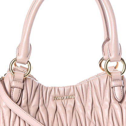 Miu Miu Nappa Matelasse Tote Cammeo 16 of 16