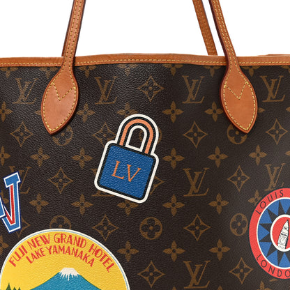 Louis Vuitton Monogram Stories Neverfull MM 8 of 10