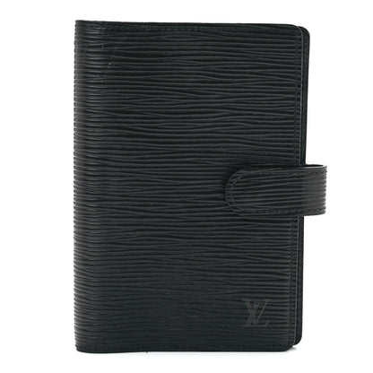 Louis Vuitton Epi Small Ring Agenda Cover Black 1 of 12