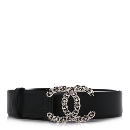 Chanel Chain CC Belt 85 34 Black 1 of 5