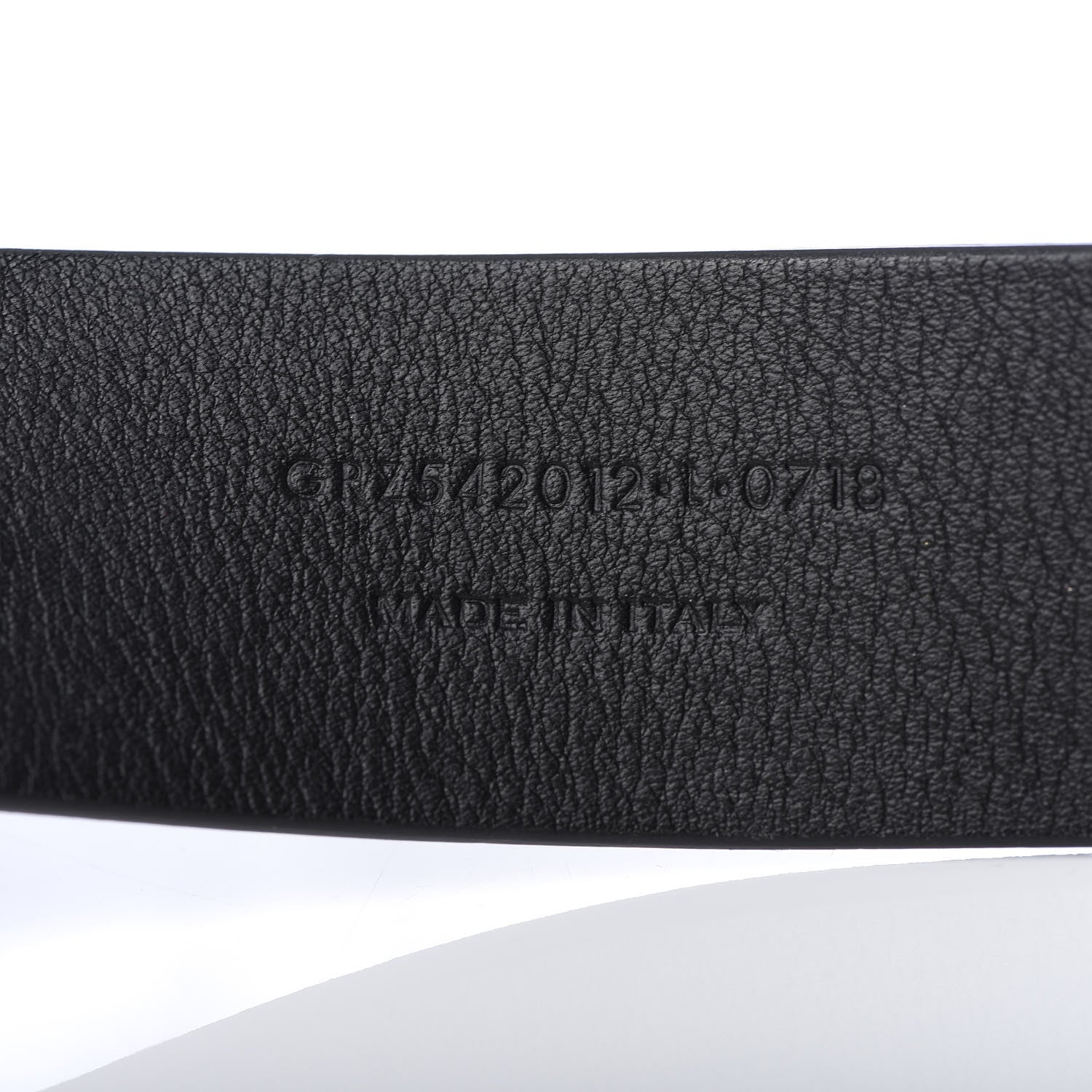 Saint Laurent Calfskin ID Cuff Bracelet L Black 5 of 5