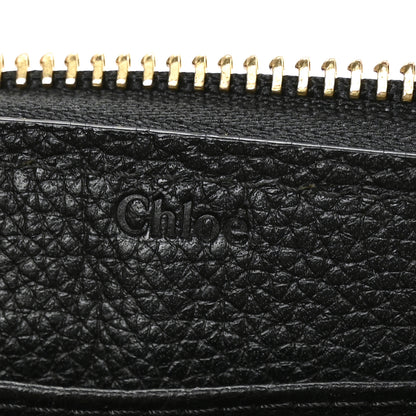 Chloe Calfskin Marcie Long Zip Around Wallet Black 6 of 6