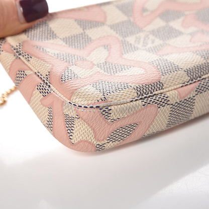 Louis Vuitton Damier Azur Tahitienne Mini Pochette Accessories 11 of 14