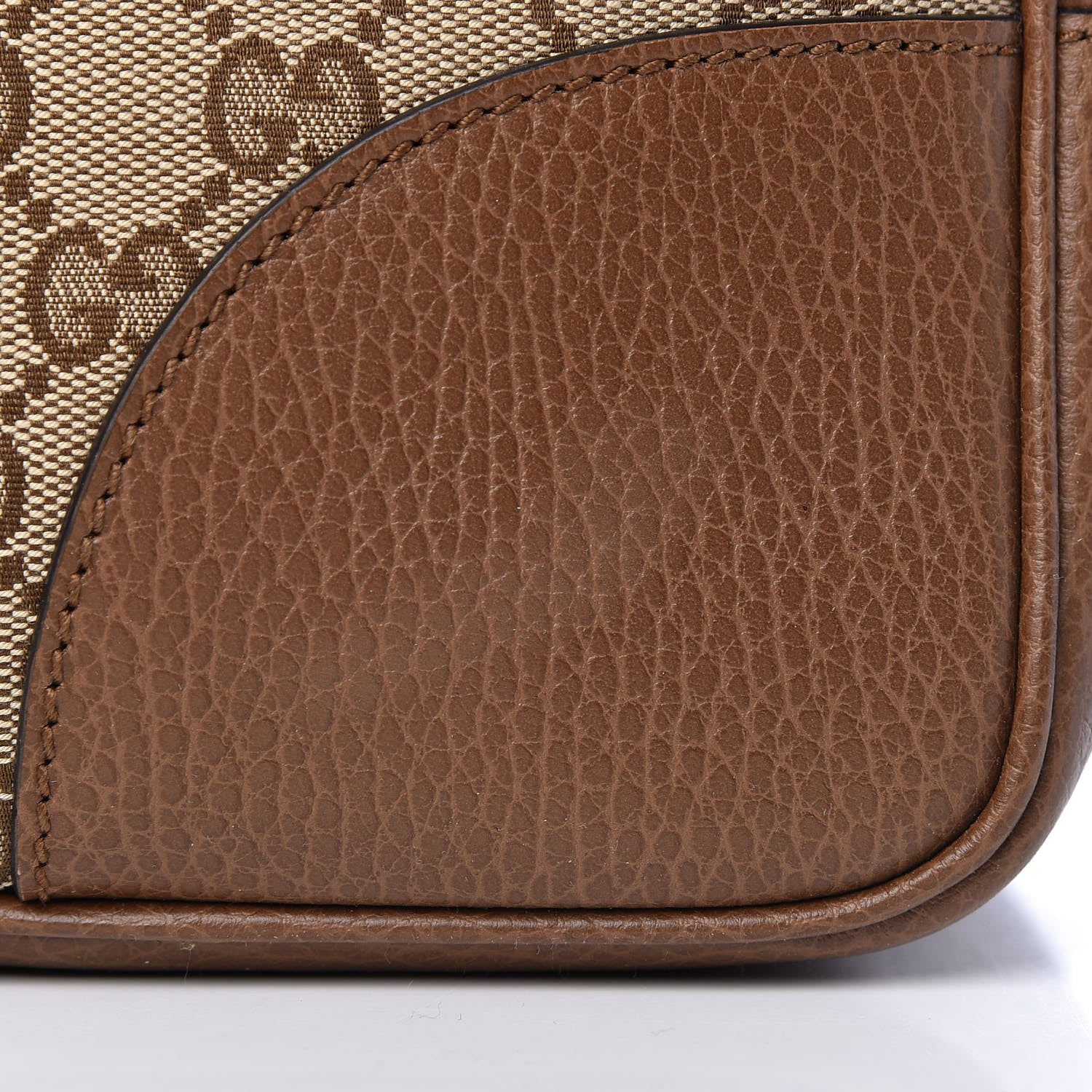 Gucci Monogram Medium Bree Zippered Tote Beige Tabacco 8 of 10