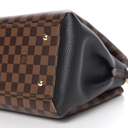 Louis Vuitton Cuir Taurillon Damier Ebene Normandy Black 8 of 9