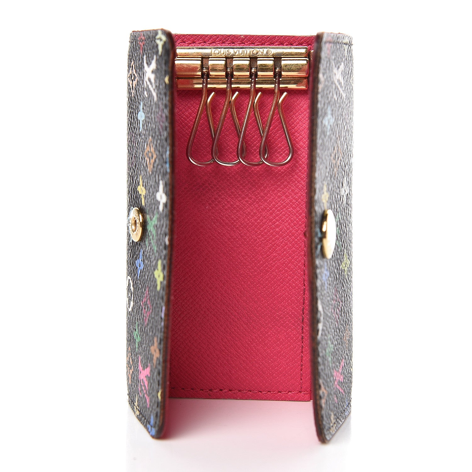Louis Vuitton Monogram Multicolor Multicles 4 Key Holder Black Grenade 5 of 10