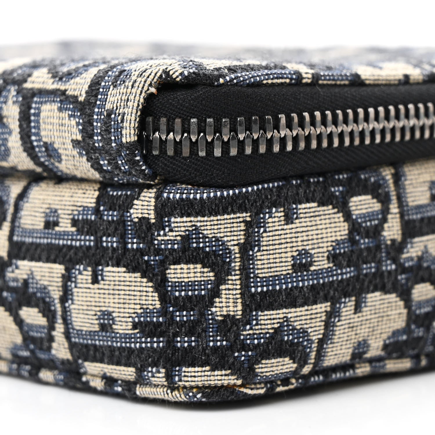 Christian Dior Oblique Pouch Beige Black 12 of 13