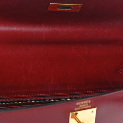 Hermes Box Kelly Sellier 28 Rouge H 29 of 30