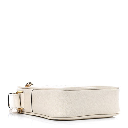 Gucci Grained Calfskin Logo Messenger Bag White 3 of 8