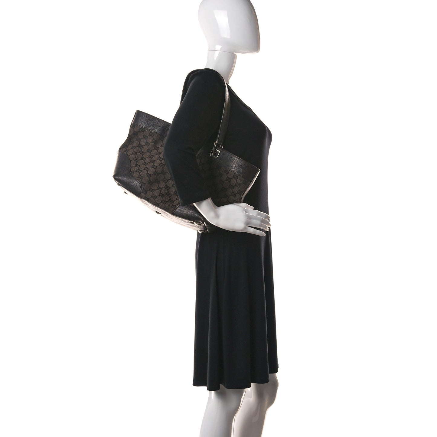 Monogram Tote Dark Brown