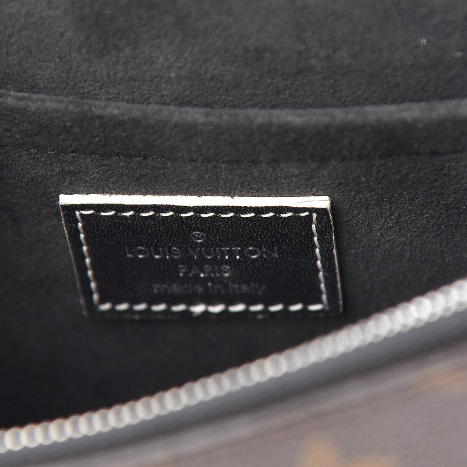 Louis Vuitton Calfskin Monogram Chain It Bag PM Black 6 of 9