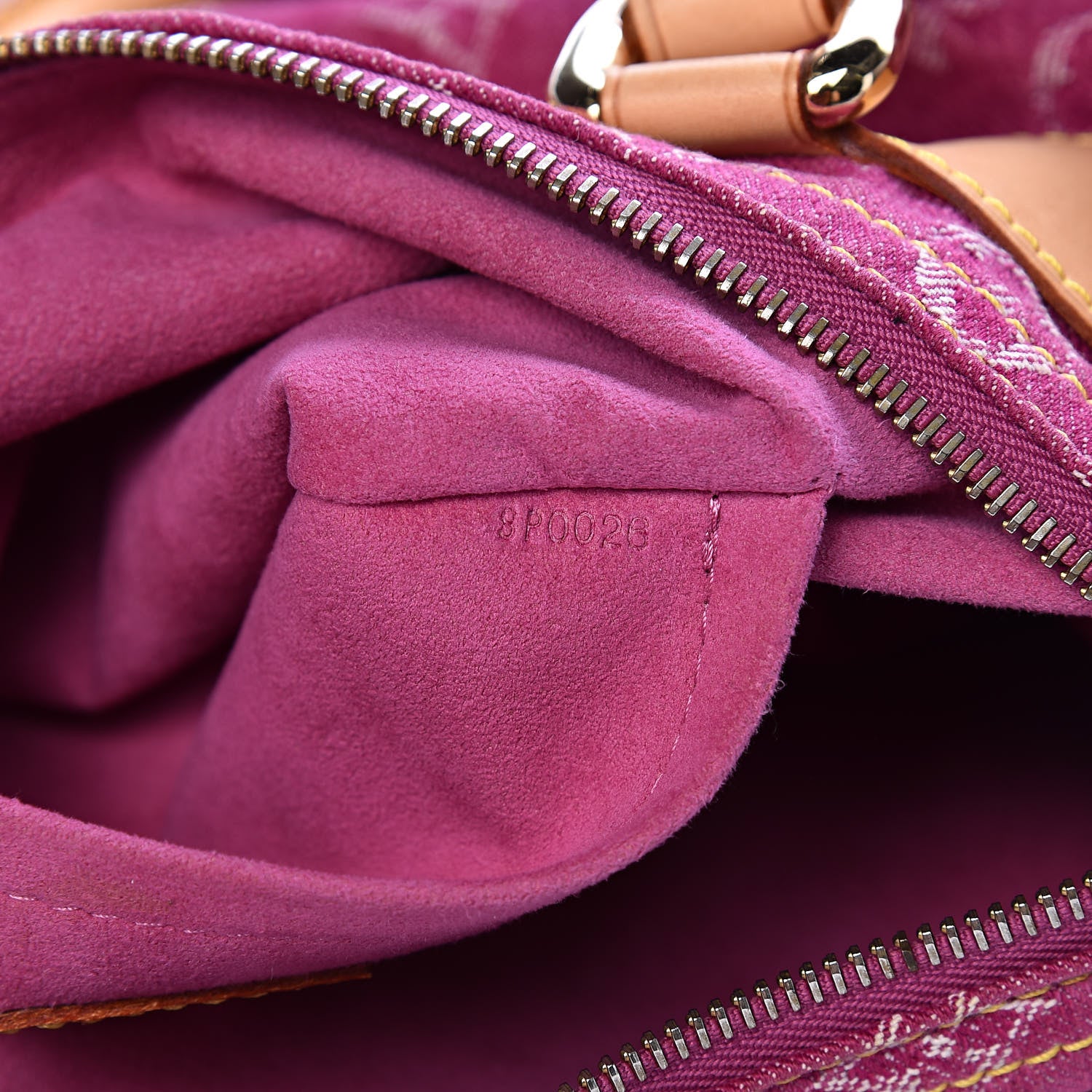 Louis Vuitton Monogram Denim Neo Speedy Fuchsia 6 of 10