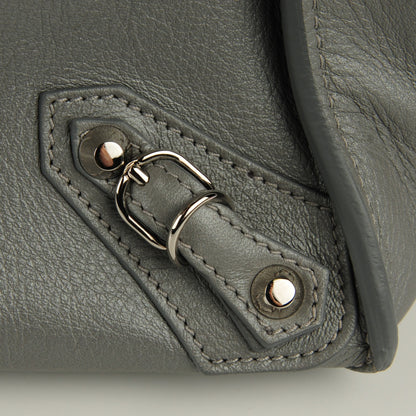 Balenciaga Calfskin Papier A5 Zip Around Tote Metal Grey 7 of 9