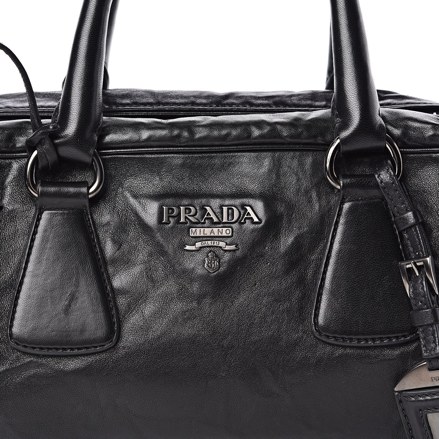 Nappa Antique Bowler Black