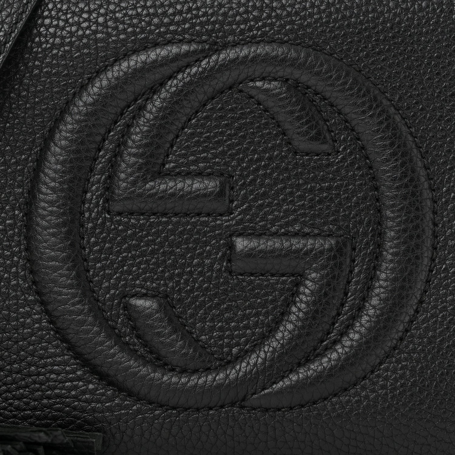 Gucci Pebbled Calfskin Small Soho Disco Bag Black 8 of 10