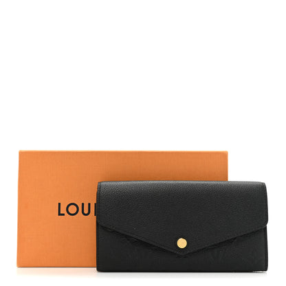 Louis Vuitton Empreinte Sarah Wallet NM Black 11 of 11