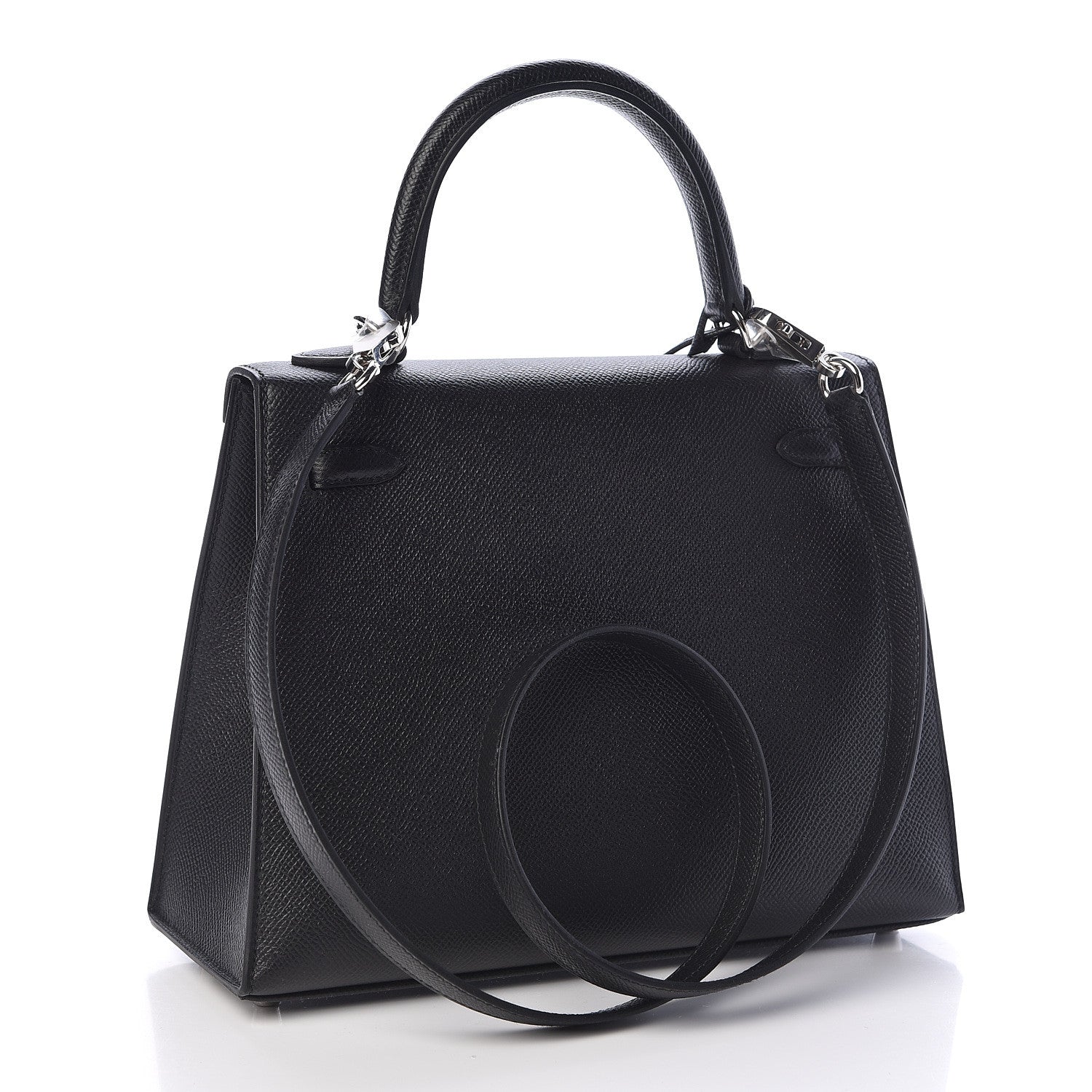 Hermes Epsom Kelly Sellier 25 Black 3 of 38