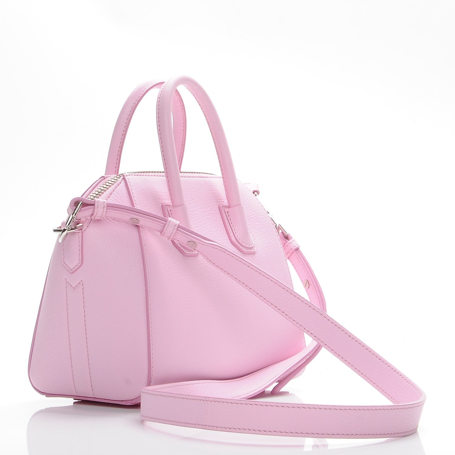 Givenchy Sugar Goatskin Mini Antigona Bright Pink 3 of 7