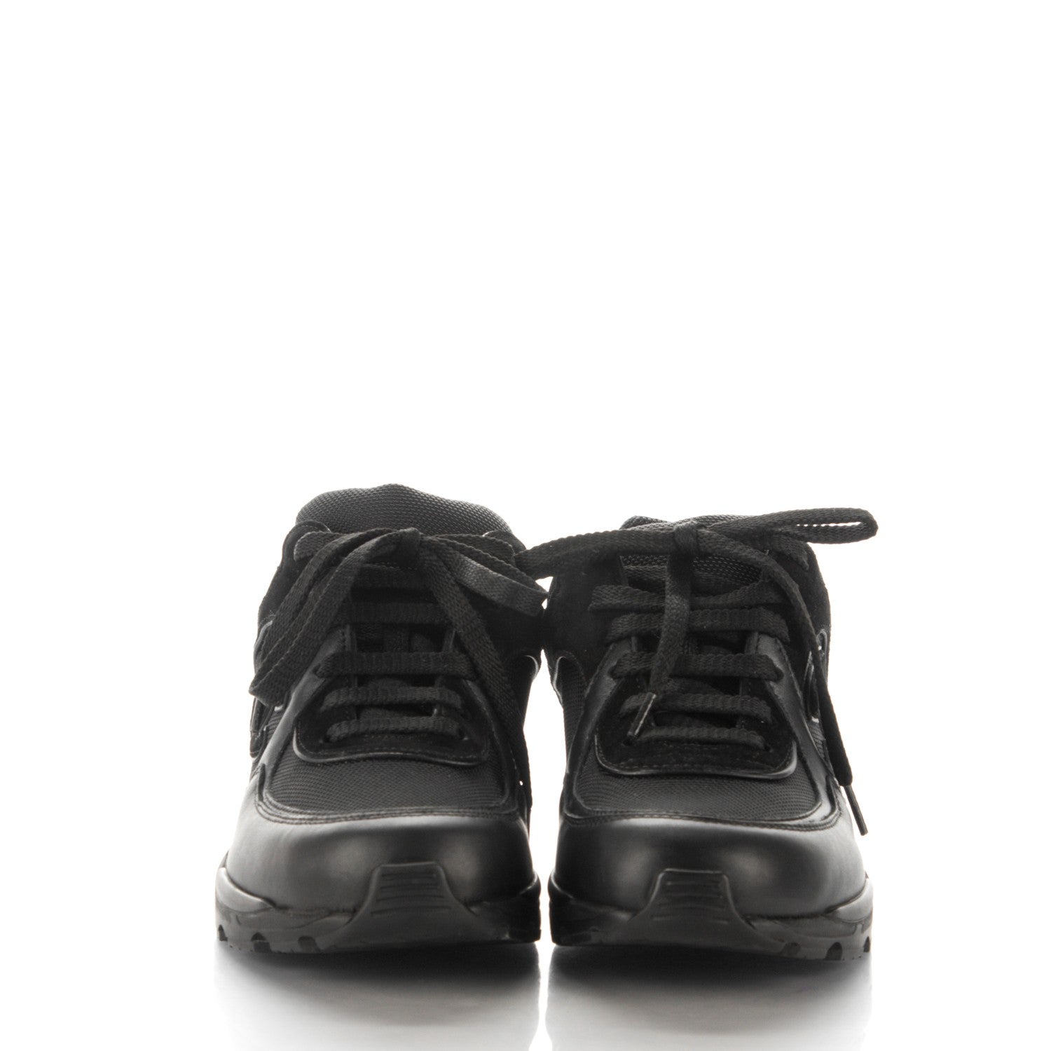 Chanel Suede Calfskin CC Sneakers 35.5 Black 2 of 7
