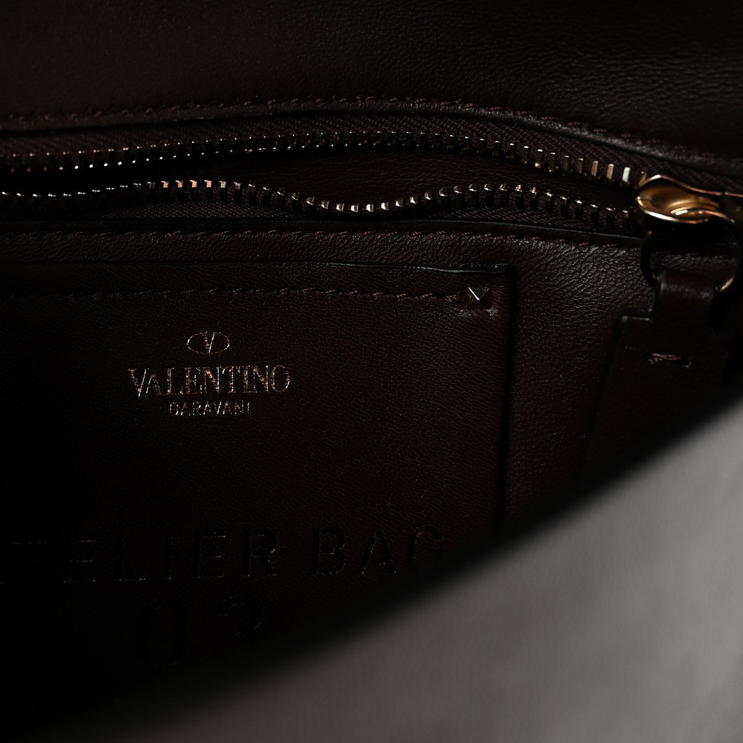 Nappa Atelier 03 Rose Edition Small Flap Crossbody Bag Dark Brown
