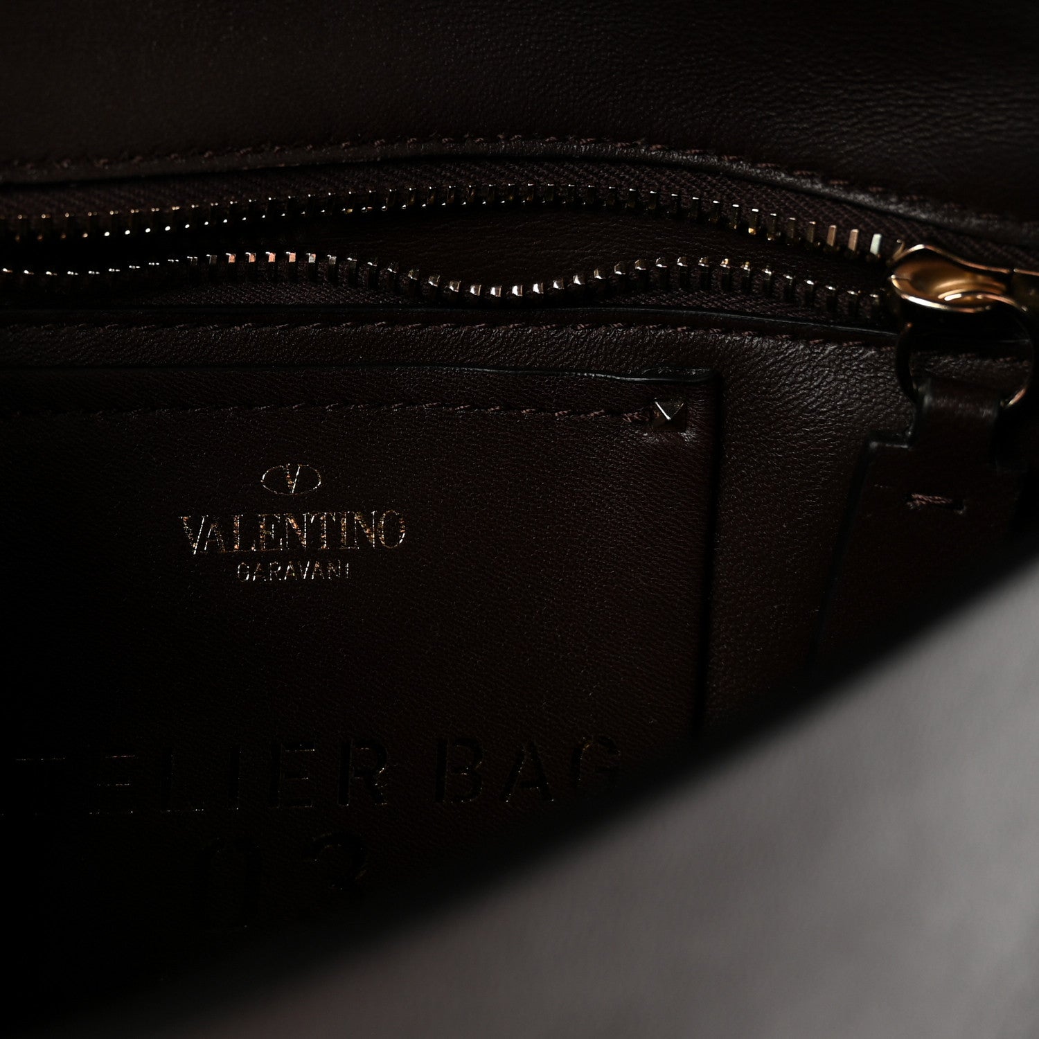 Valentino Garavani Nappa Atelier 03 Rose Edition Small Flap Crossbody Bag Dark Brown 6 of 9
