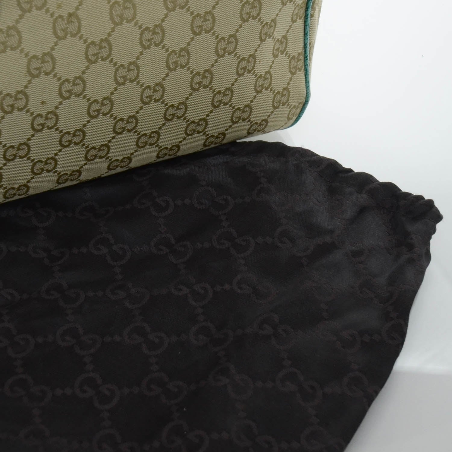Gucci Monogram Tote Green 8 of 12