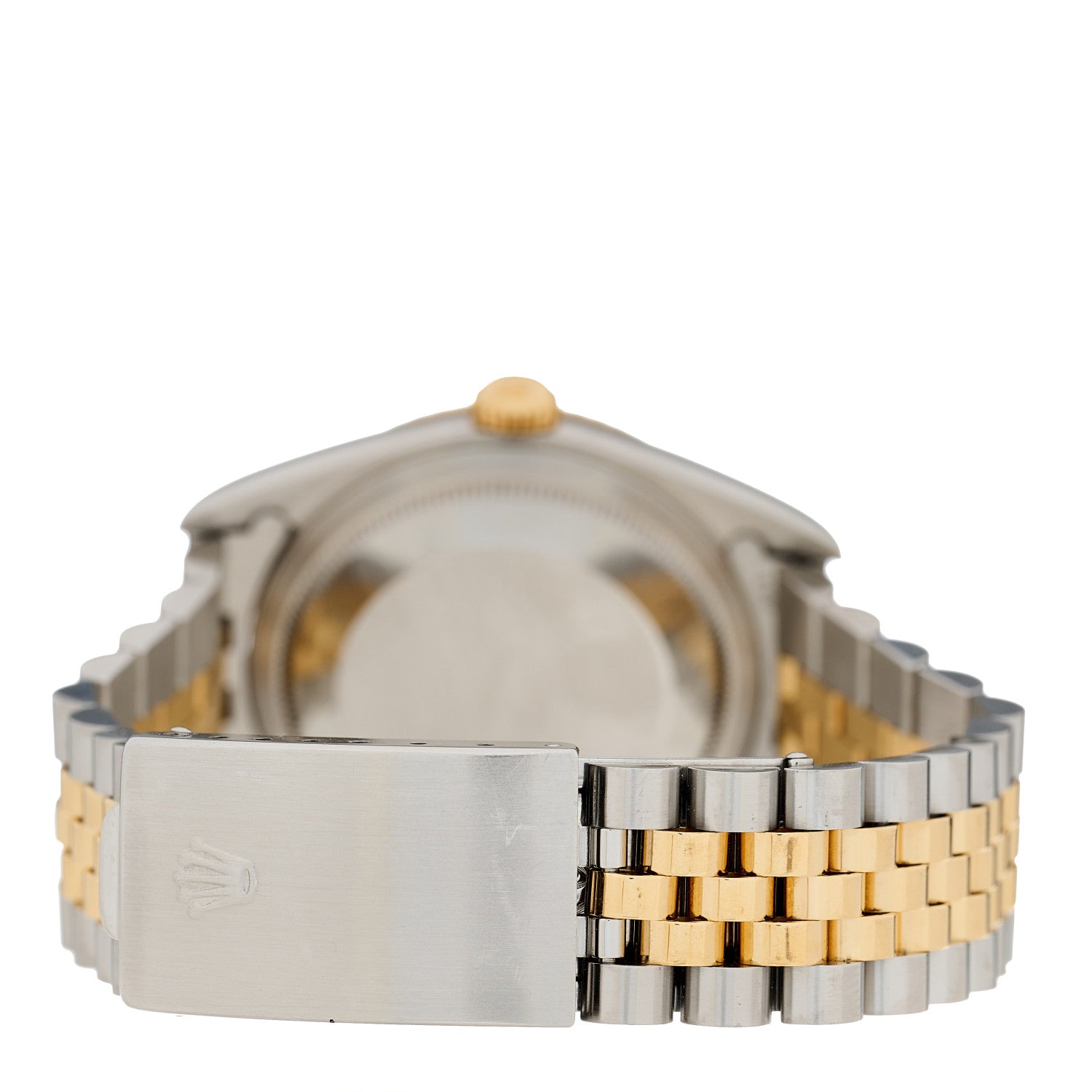 Rolex Stainless Steel 18K Yellow Gold Diamond 36mm Oyster Perpetual Datejust Watch White Roman 16233 3 of 4