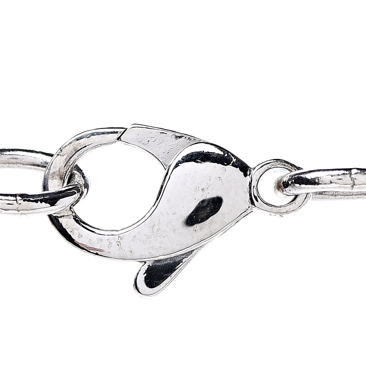 Sterling Silver Heart Tag Necklace