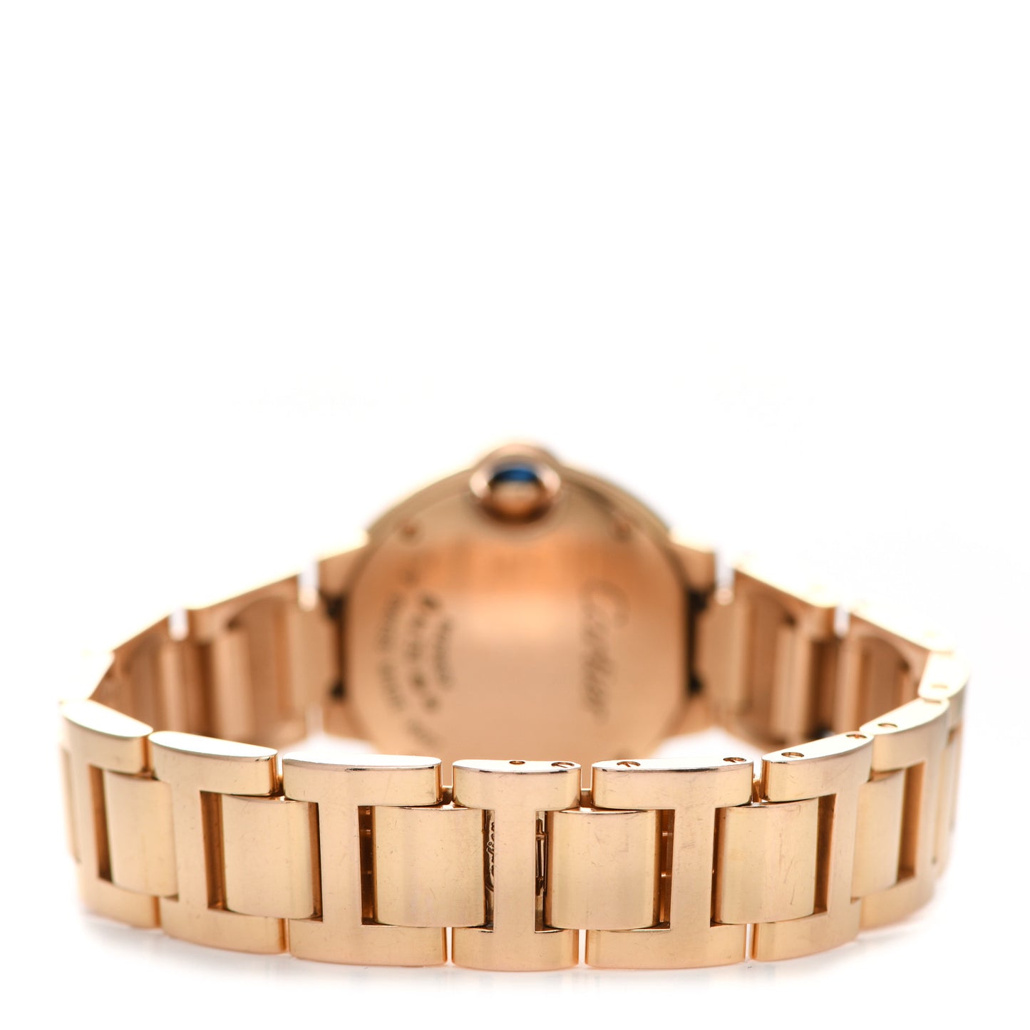 18K Pink Gold 28mm Ballon Bleu De Cartier Quartz Watch