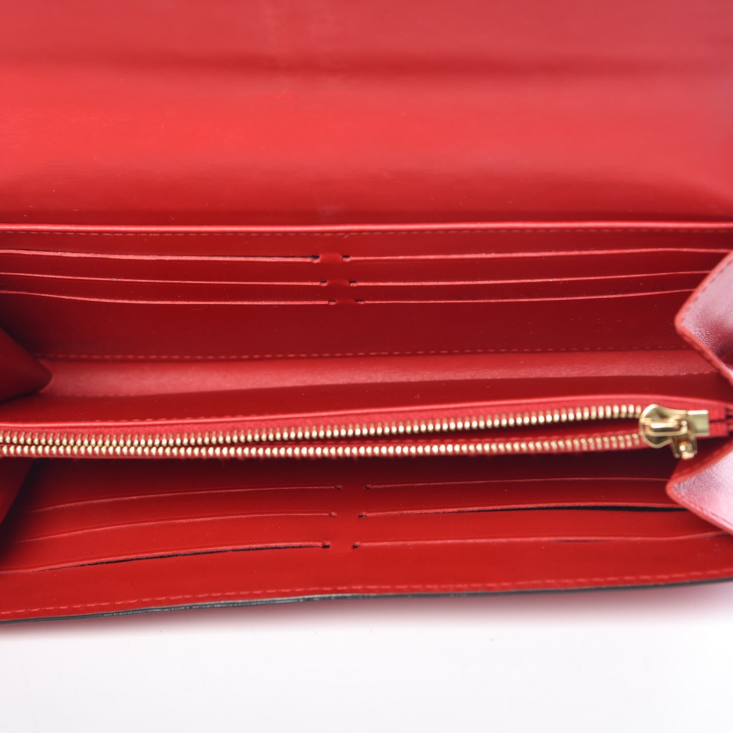 Louis Vuitton Vernis Sarah Wallet NM Cherry 10 of 14