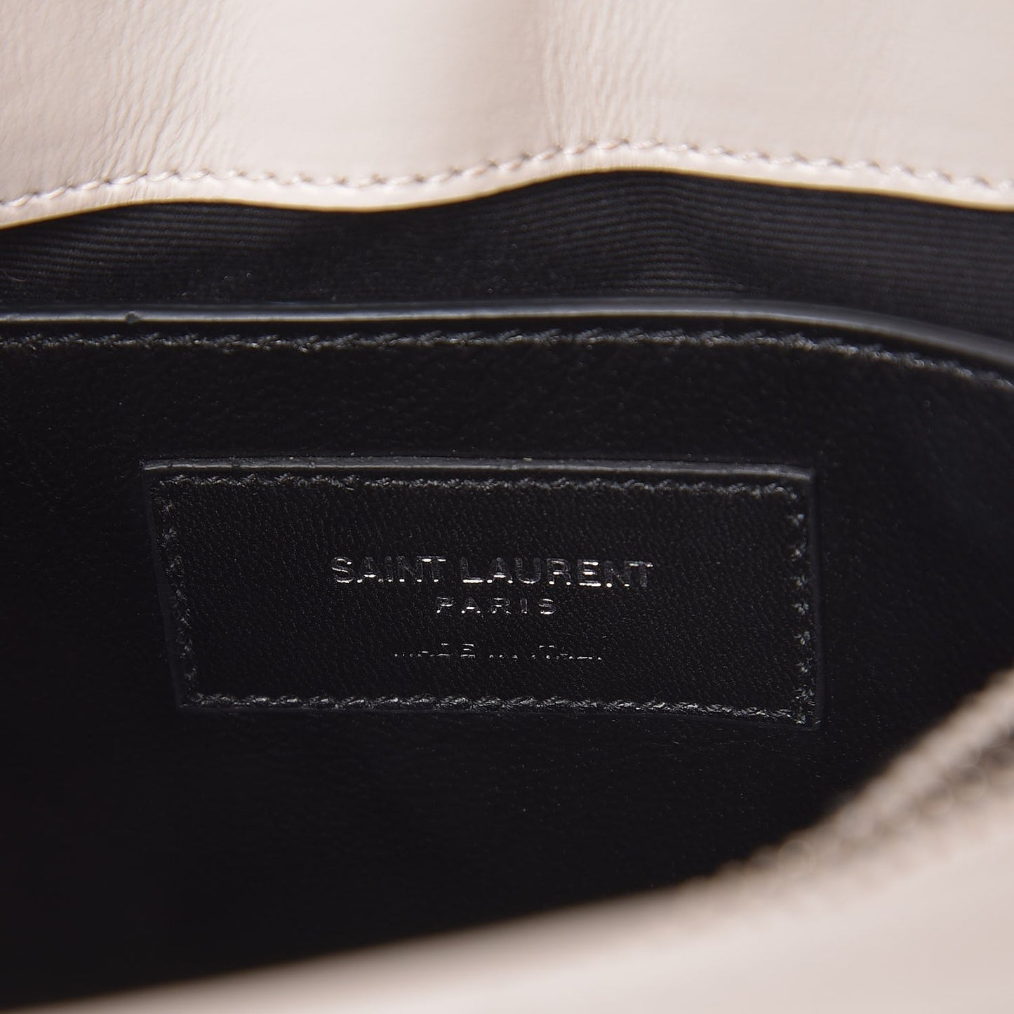 Calfskin Y Quilted Monogram Small Loulou Chain Satchel Porcellana