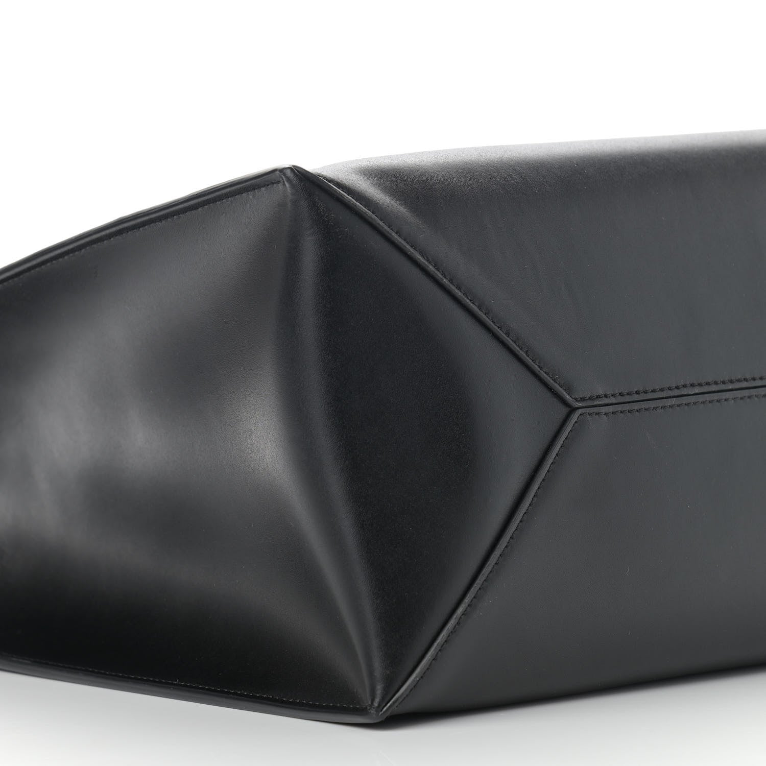 Givenchy Calfskin Logo Debossed Medium Shopper Tote Black 7 of 10