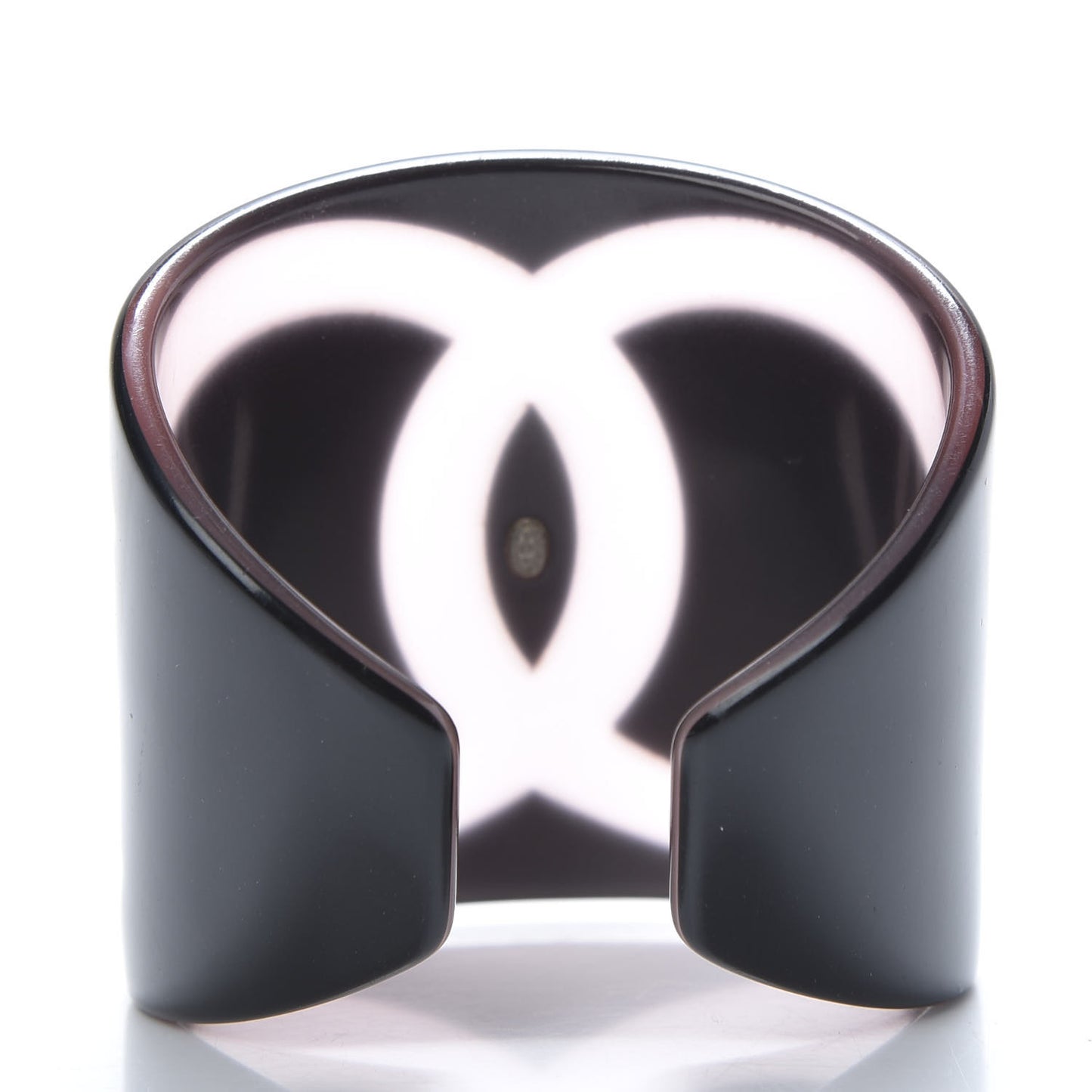 Resin CC Wide Cuff Black Pink