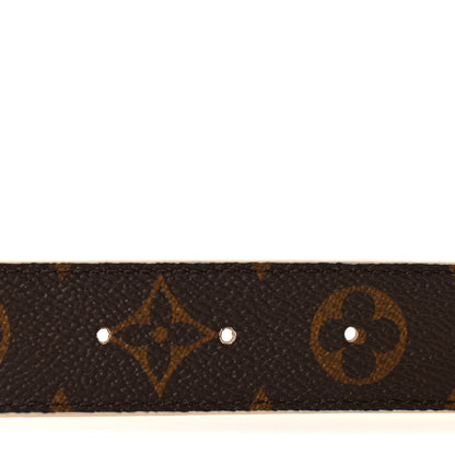 Louis Vuitton Monogram 20mm Pretty Reversible Belt 85 34 Beige 5 of 9